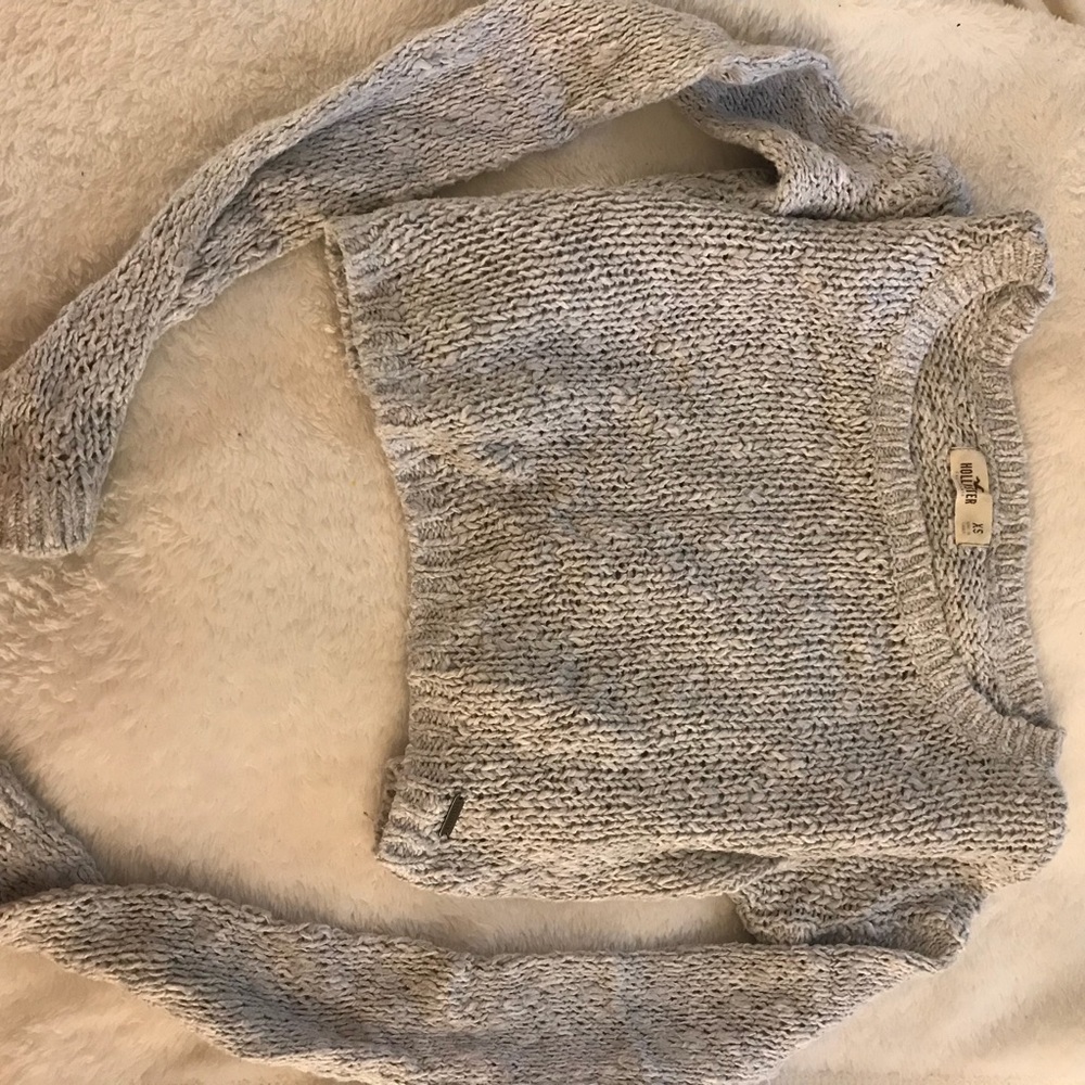 Hollister cropped sweater
